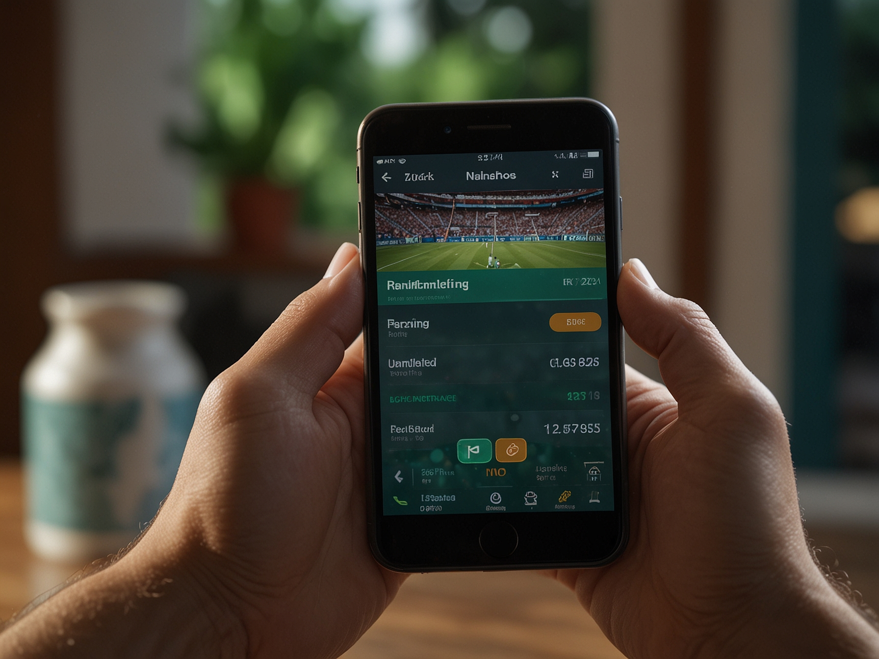 User interacting with PPvip native app